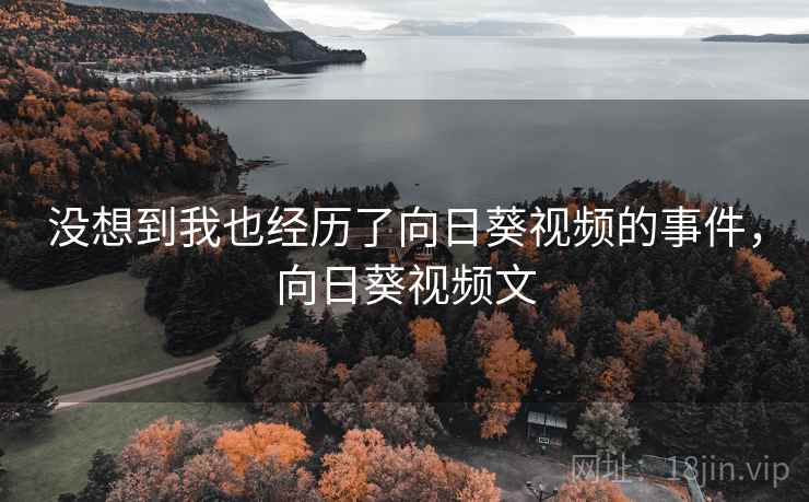 没想到我也经历了向日葵视频的事件，向日葵视频文