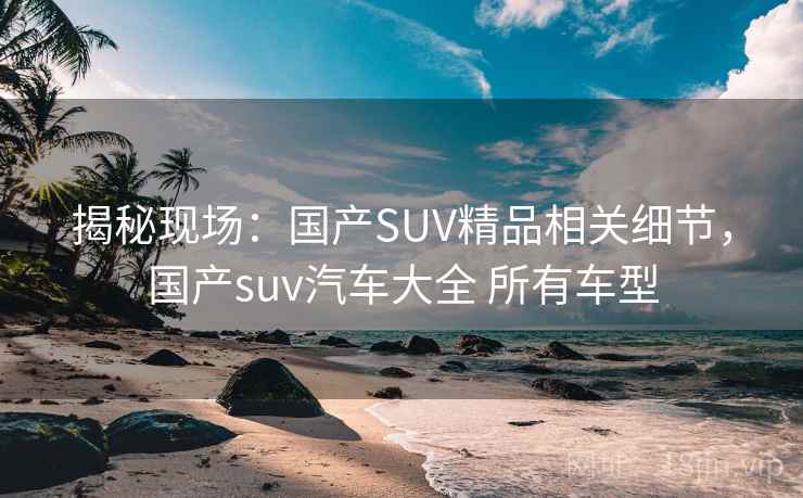 揭秘现场:国产SUV精品相关细节,国产suv汽车大全 所有车型 揭秘现场:国产SUV精品相关细节,国产suv汽车大全 所有车型