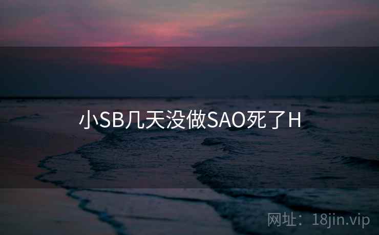 小SB几天没做SAO死了H