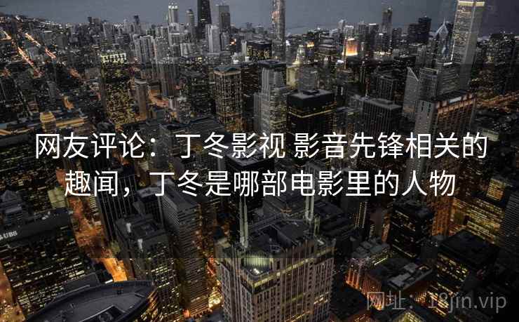 网友评论：丁冬影视 影音先锋相关的趣闻，丁冬是哪部电影里的人物